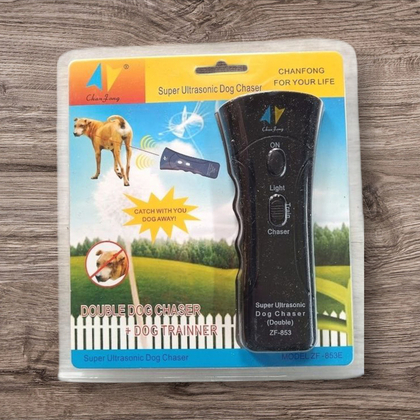 Ультразвуковой отпугиватель собак Super Ultrasonic Dog Chaser ZF-853+лазер