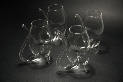 Набір з 4-х дегустаційних келихів-пайпів "Port Sippers" від Lakeland дегустація вин