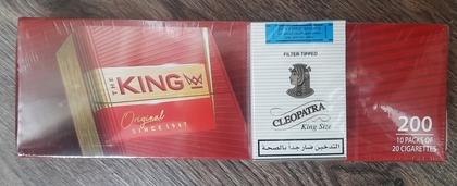 Сигареты, The King, блок+ бонус пачка cleopatra