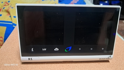 Енергомонітор British Gas GEO Duo IHD (In-Home Display) для розумних лічильників.