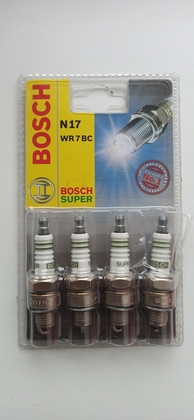 Свічки запалювання Bosch Super N17 (модель WR7BC)