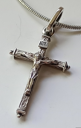 Хрестик срібний