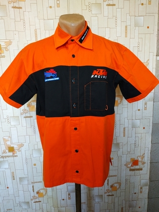 Мотосорочка. Шведка померанчева KTM p-p S