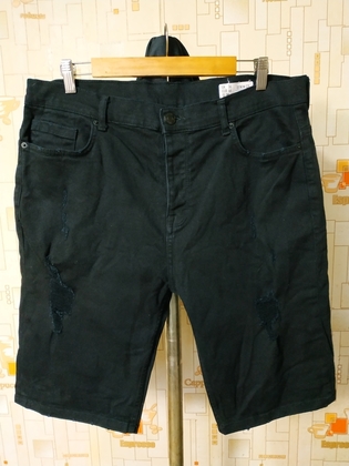 Шорти чорні рвані стрейчеві DENIM Co р-р 36(євро 46)