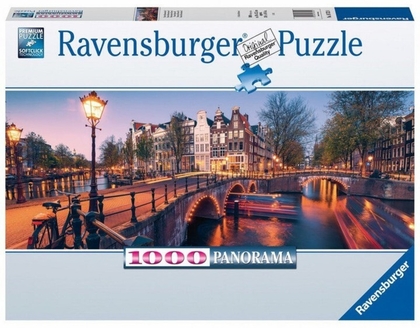 Пазлы ravensburger 1000 элементов Panorama Авеню в Амстердаме