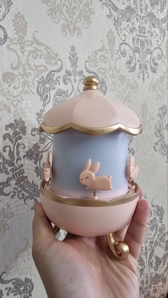Детский ночник-проектор Bunnys Carousel