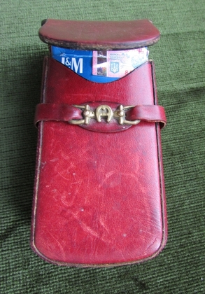 etienne aigner cigarette case Vintage 80s 90s Leather Holder Lighter Set NWOT Vintage Etienne Aigner Cigarette Case,