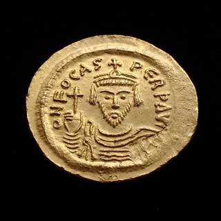 Солид Фока 602-610 гг Византия 4,53 грамма золота