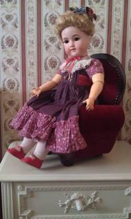 Антикварная кукла armand marseille 65 см
