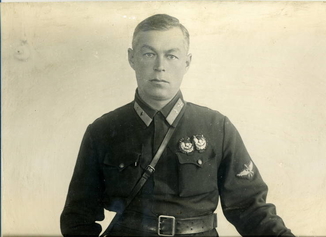 Лейцингер Игорь Яковлевич, командир 26-й Отд. эскадрильи. Чита, 1930 г.