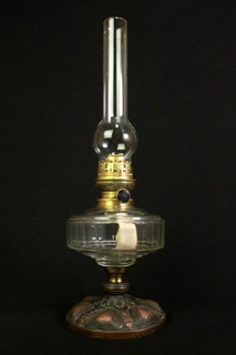 Коллекционная керосиновая лампа.Высота 490 мм. Европа. (0306)