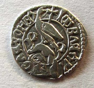Монета   времен   гр-а, Дра́кулы  (кн-ва , Валахии )