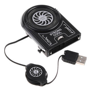 Внешний usb кулер для ноутбука со светодиодной подсветкой