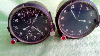 Авиационный хронограф (АЧС-1М) и часы (124 ЧС)
