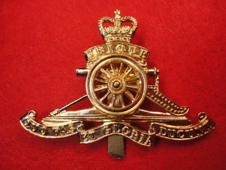 Знак кокарда Королевский полк артиллерии