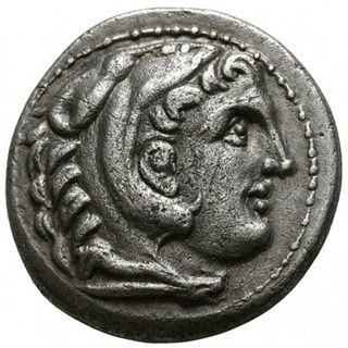 Срібна тетрадрахма Олександр ІІІ Великий