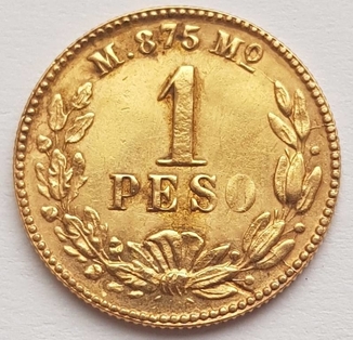 1 Песо 1905. Мексика.