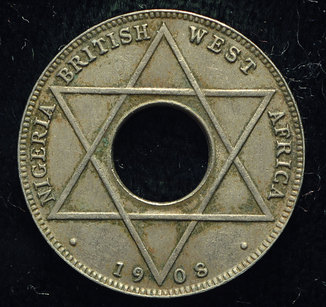 Британская Западная Африка 1-10 пенни 1908