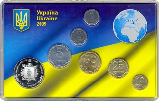 Набор монет Украины 2009 год