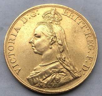 5 фунтов, Великобритания, 1887г.