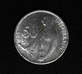 50 крон Чехословакия 1947 год