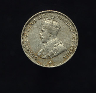 Стрейтс Сеттлементс 10 центов 1918 aUnc серебро