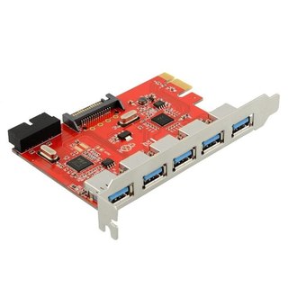 Плата расширения на 5шт. USB 3.0.PCI-E адаптер контроллер-концентратор.Блиц.