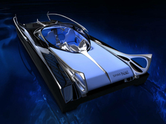 Batmobil wodny nie jest już fantazją: nowy model łodzi w kształcie iglicy