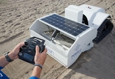 Американские разработчики тестируют робота-уборщика для пляжей