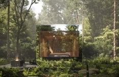Canadian architects will start building mirrored houses at the end