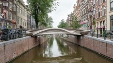 Metal and printed - the first bridge in Amsterdam to be 3D printed