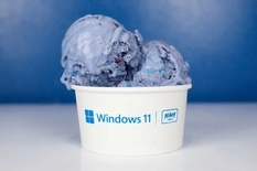 Microsoft in honor of the release of the new Windows created ice cream