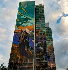 Почти закончили: в Польше на финишной прямой фреска в честь «Ведьмака»