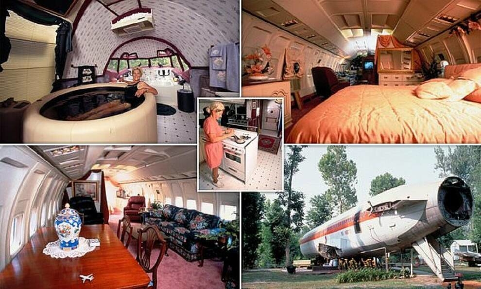 A house on board an airplane: a creative solution for an American woman