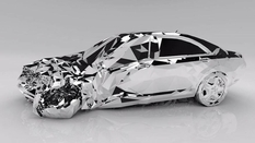 ОХО вспомнил скульптуру разрушенного Mercedes-Benz S550
