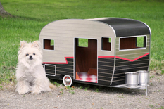 American architect created a house for dogs on wheels