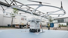 German designers tested a drone that will replace trucks