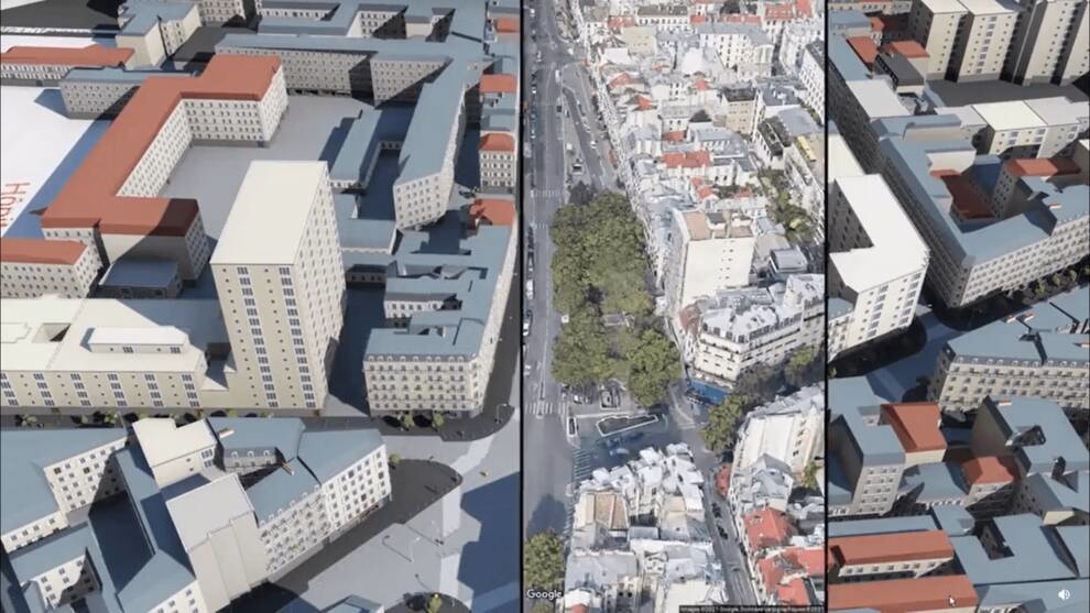 Użytkownik pokazał, jak mapy google zamieniają się w miasta 3D