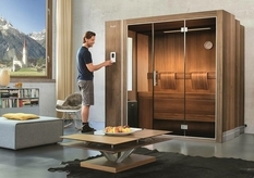 Sauna cabinet-sized: the compact solution from Klafs