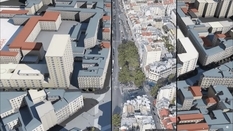 User showed how google maps turn into 3D cities