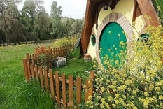 A house like a hobbit: a Lord of the Rings fan is building a fairytale village