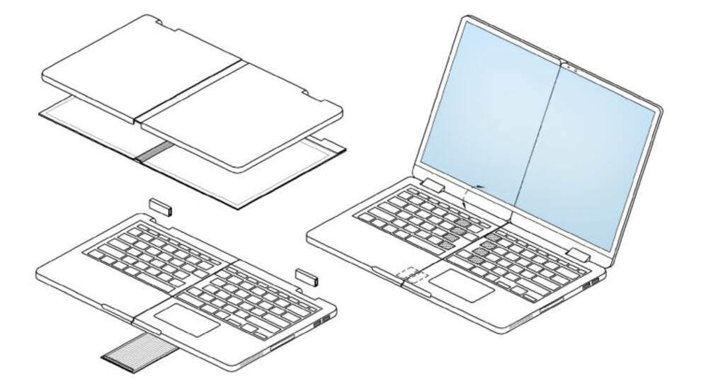 Składane na cztery: Samsung pokazał projekt nowego laptopa