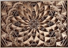 Graceful and intricate - an American creates carved patterns on wood