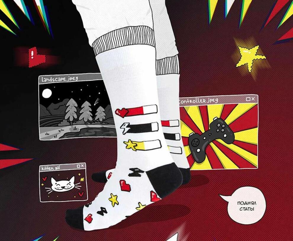 Геймерська мода: St.Friday Sock випустив колекцію шкарпеток