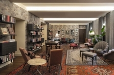 Interior in Gucci style: the brand designed the library and bar of the Khudozhestvenny cinema