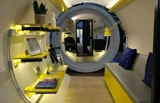 Микро-дом внутри трубы: креативное решение гонконгского архитектора