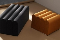 Original ottomans released by Note Design Studio